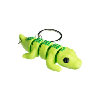 Aligator jasny zielony - brelok do kluczy